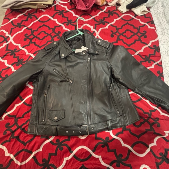 Nasty Gal Black Leather Outerwear - Picture 7 of 7